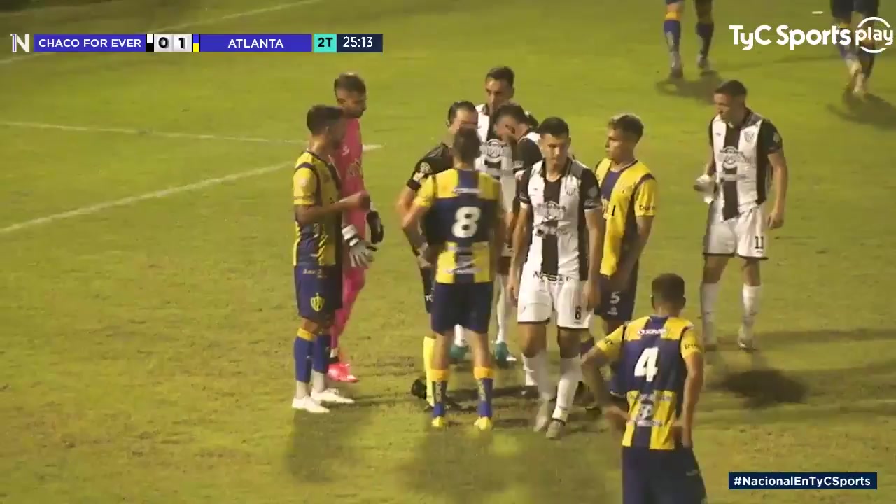 ARG D2 Chaco For Ever Vs Atletico Atlanta 73 phút Vào, ghi bàn 1:1