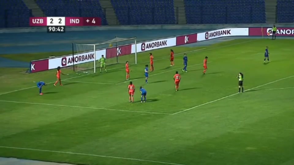 INT FRL Uzbekistan (w) Vs India (w)  Goal in 91 min, Score 3:2