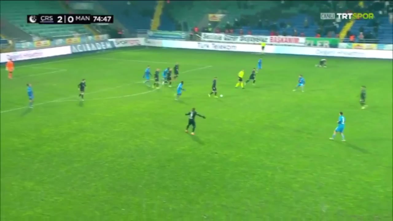 TUR D2 Caykur Rizespor Vs Manisa BB Spor  Goal in 75 min, Score 2:1