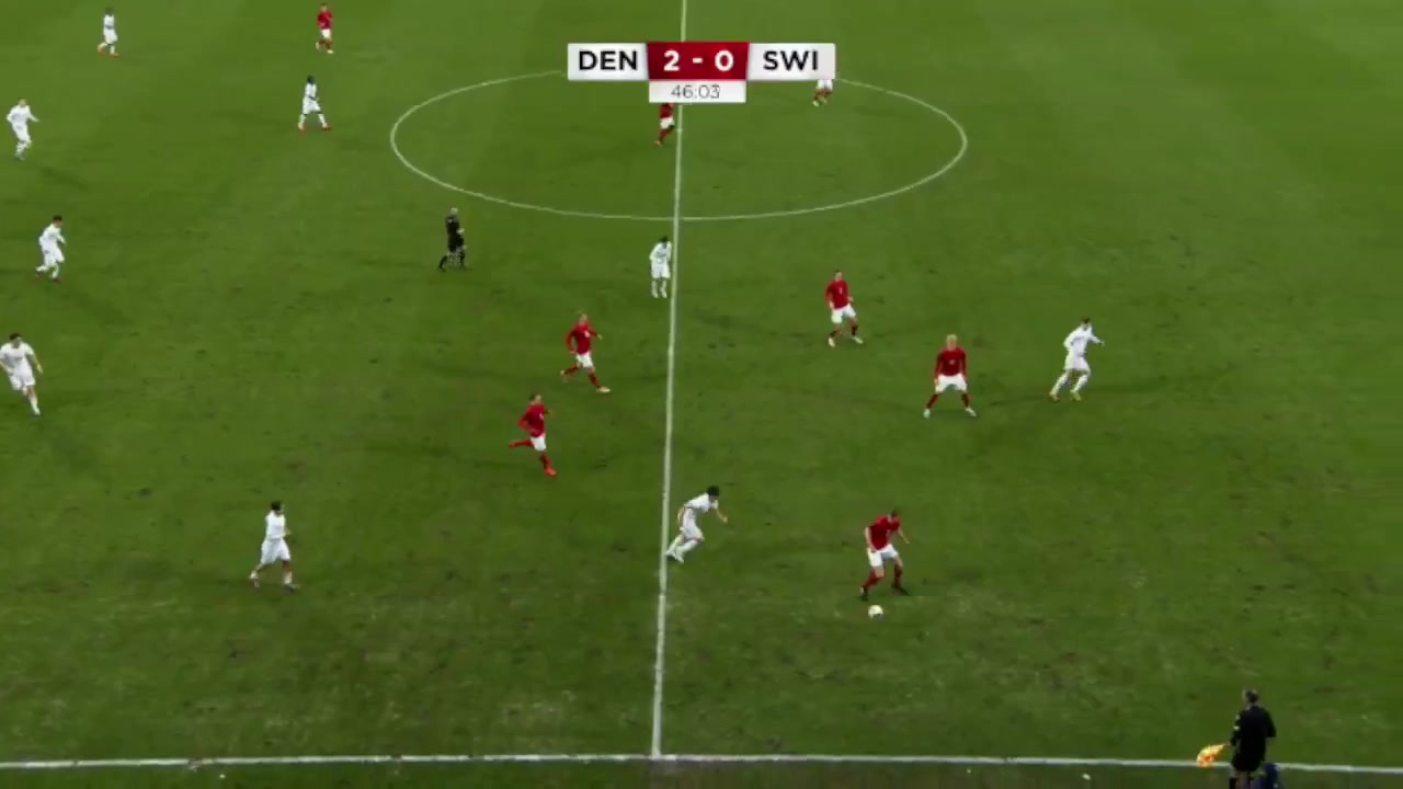 INT FRL Denmark U21 Vs Switzerland U20  Goal in 46 min, Score 2:1