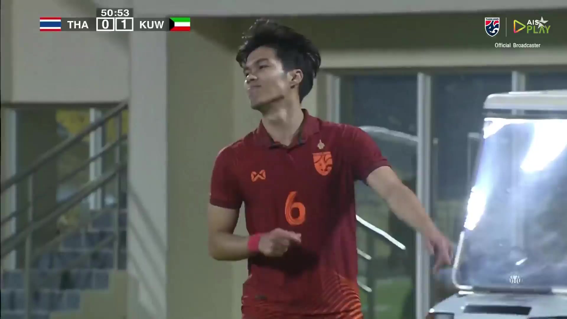 INT FRL Thailand U23 Vs Kuwait U23  Goal in 52 min, Score 0:2