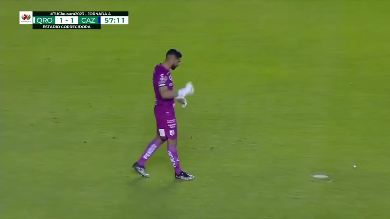 MEX D1 Queretaro FC Vs CDSyC Cruz Azul 57 phút Vào, ghi bàn 1:1