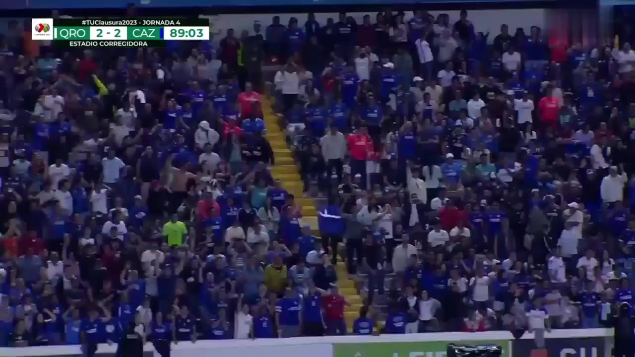 MEX D1 Queretaro FC Vs CDSyC Cruz Azul 88 phút Vào, ghi bàn 2:2