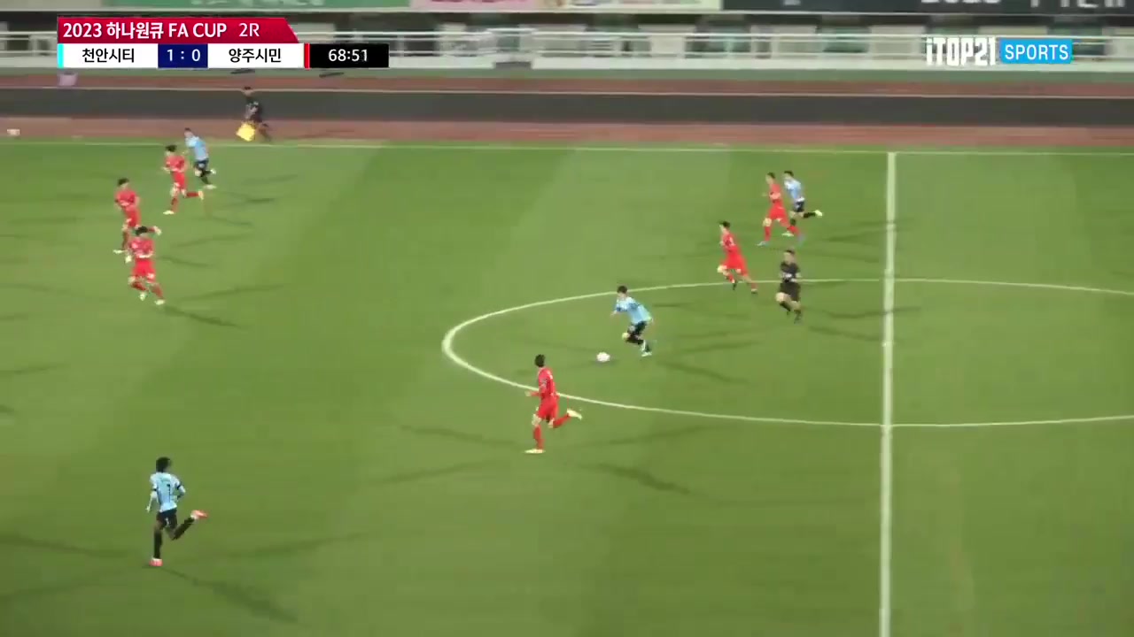 KFAC Cheonan City Vs Yangju Citizen  Goal in 69 min, Score 2:0