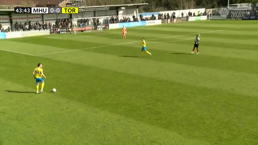 ENG Conf Maidenhead United Vs Torquay United  Goal in 44 min, Score 0:1