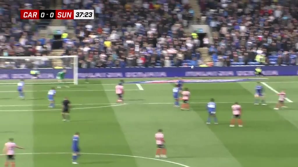 ENG LCH Cardiff City Vs Sunderland A.F.C 37 phút Vào, ghi bàn 0:1