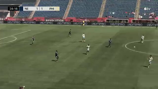 MLS L(R) New England Revolution B Vs Philadelphia Union II  Goal in 27 min, Score 2:1