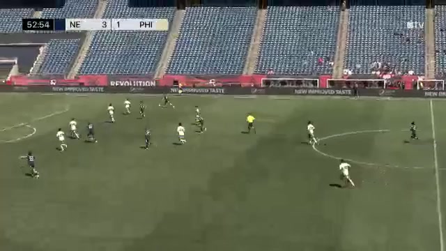 MLS L(R) New England Revolution B Vs Philadelphia Union II  Goal in 54 min, Score 4:1