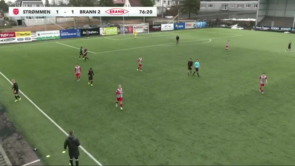 NOR D2 Strommen Vs Brann 2  Goal in 78 min, Score 1:2