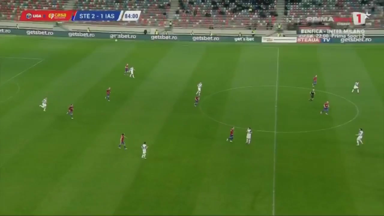 ROM D2 CSA Steaua Bucuresti Vs CSM Politehnica Iasi  Goal in 87 min, Score 2:2