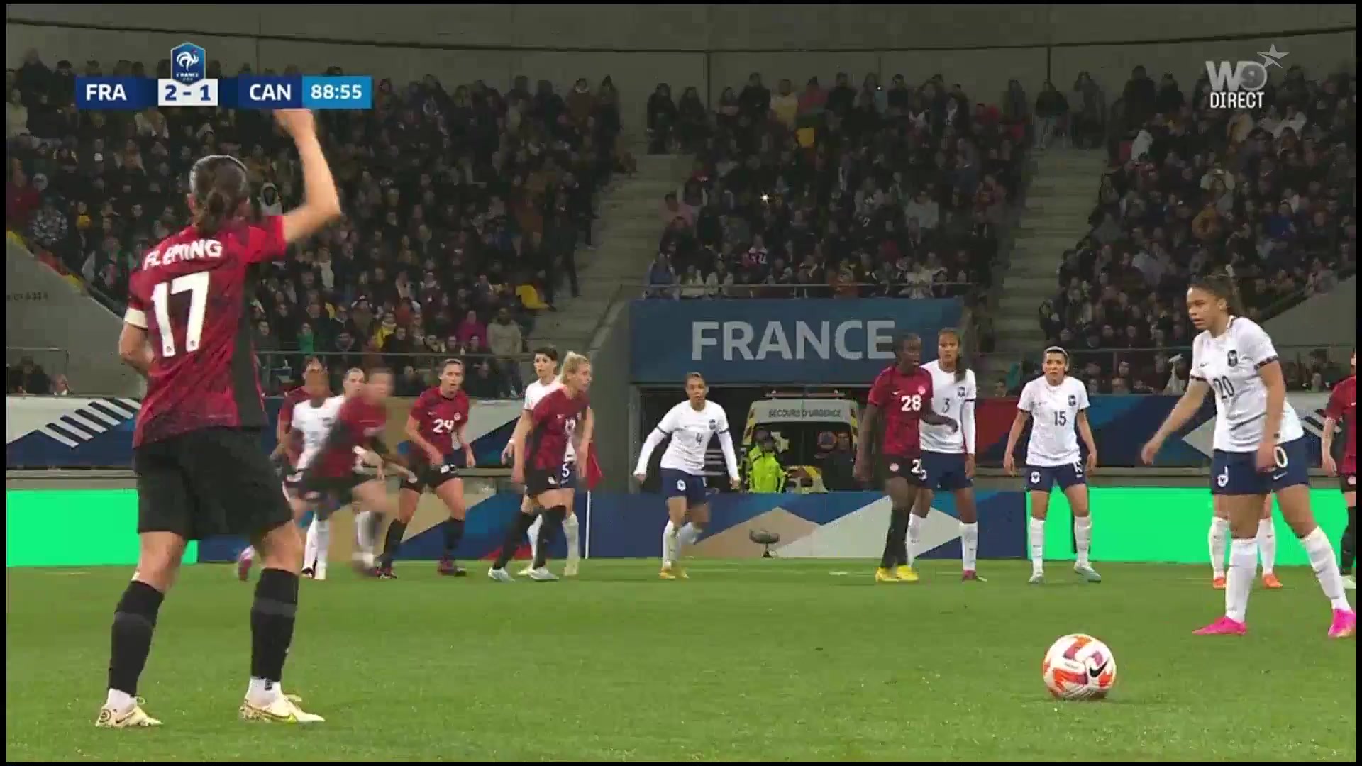 INT FRL France (w) Vs Canada (w)  Goal in 90 min, Score 3:1