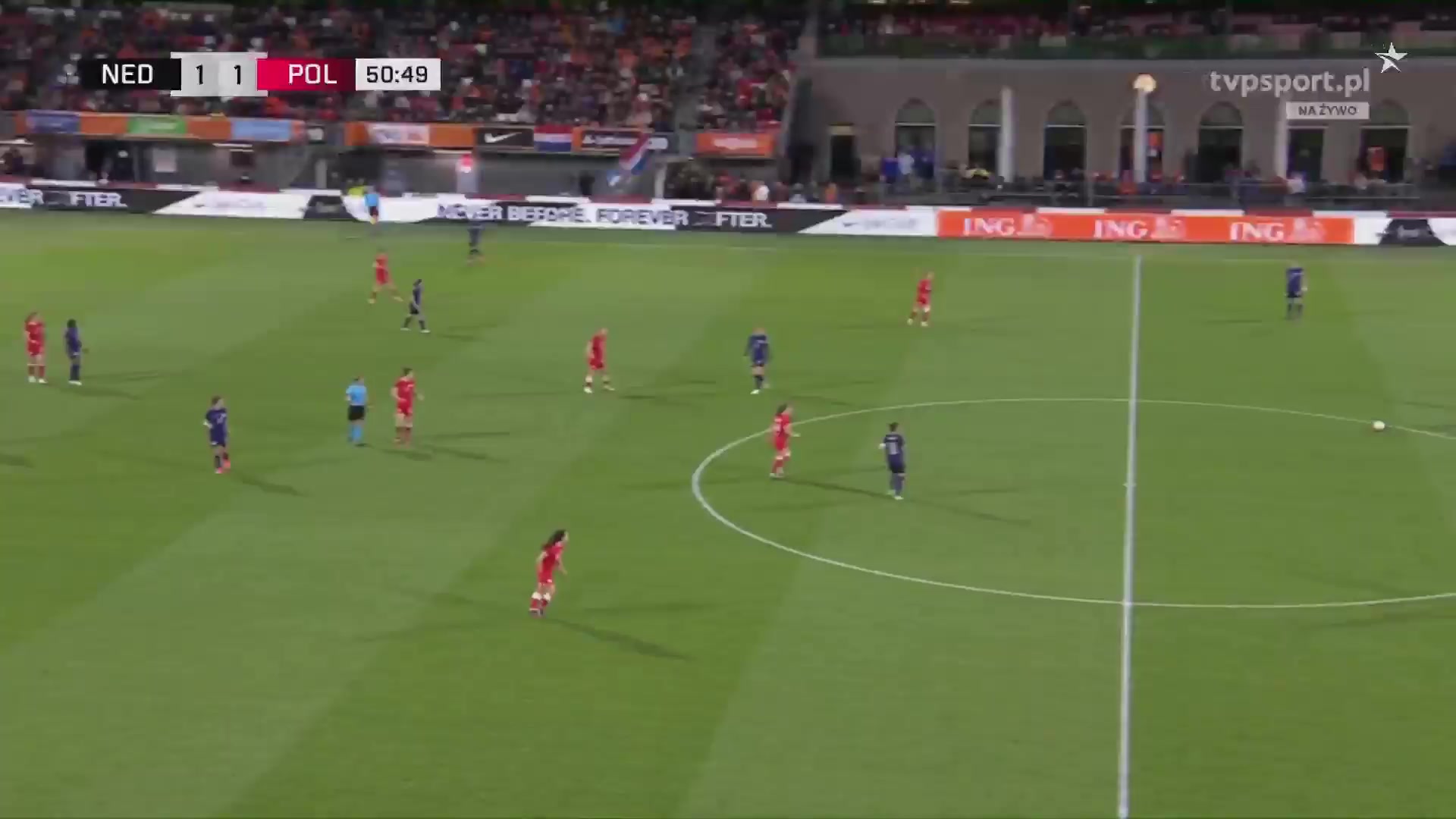 INT FRL Netherland (w) Vs Poland (w)  Goal in 51 min, Score 2:1