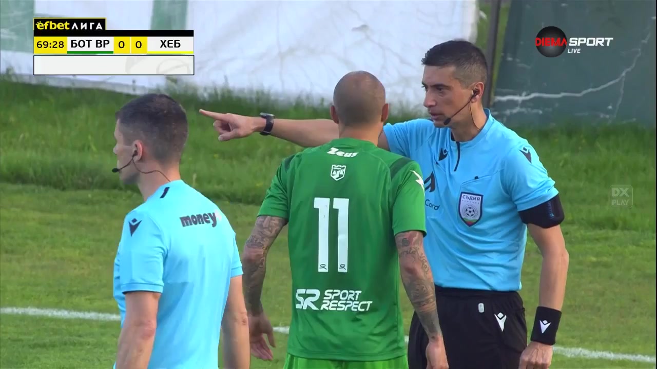 BUL D1 Botev Vratsa Vs FC Hebar Pazardzhik  Goal in 69 min, Score 1:0