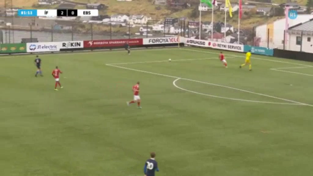 FAR D1 IF Fuglafjordur Vs EB Streymur  Goal in 82 min, Score 3:0