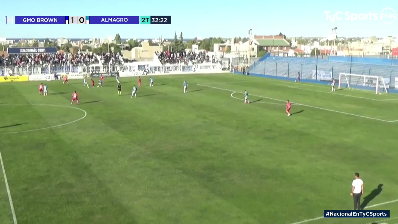 ARG D2 Guillermo Brown Vs Almagro 78 phút Vào, ghi bàn 1:1