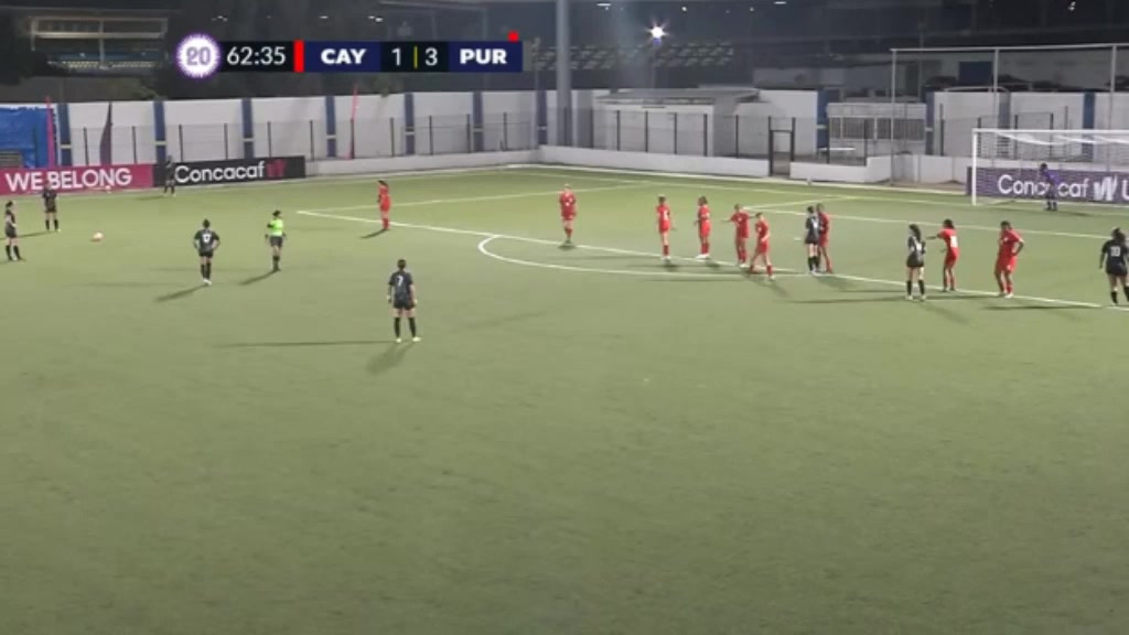 CNCF WU20 Cayman Islands (w) (U20) Vs Puerto Rico (w) U20  Goal in 66 min, Score 1:4