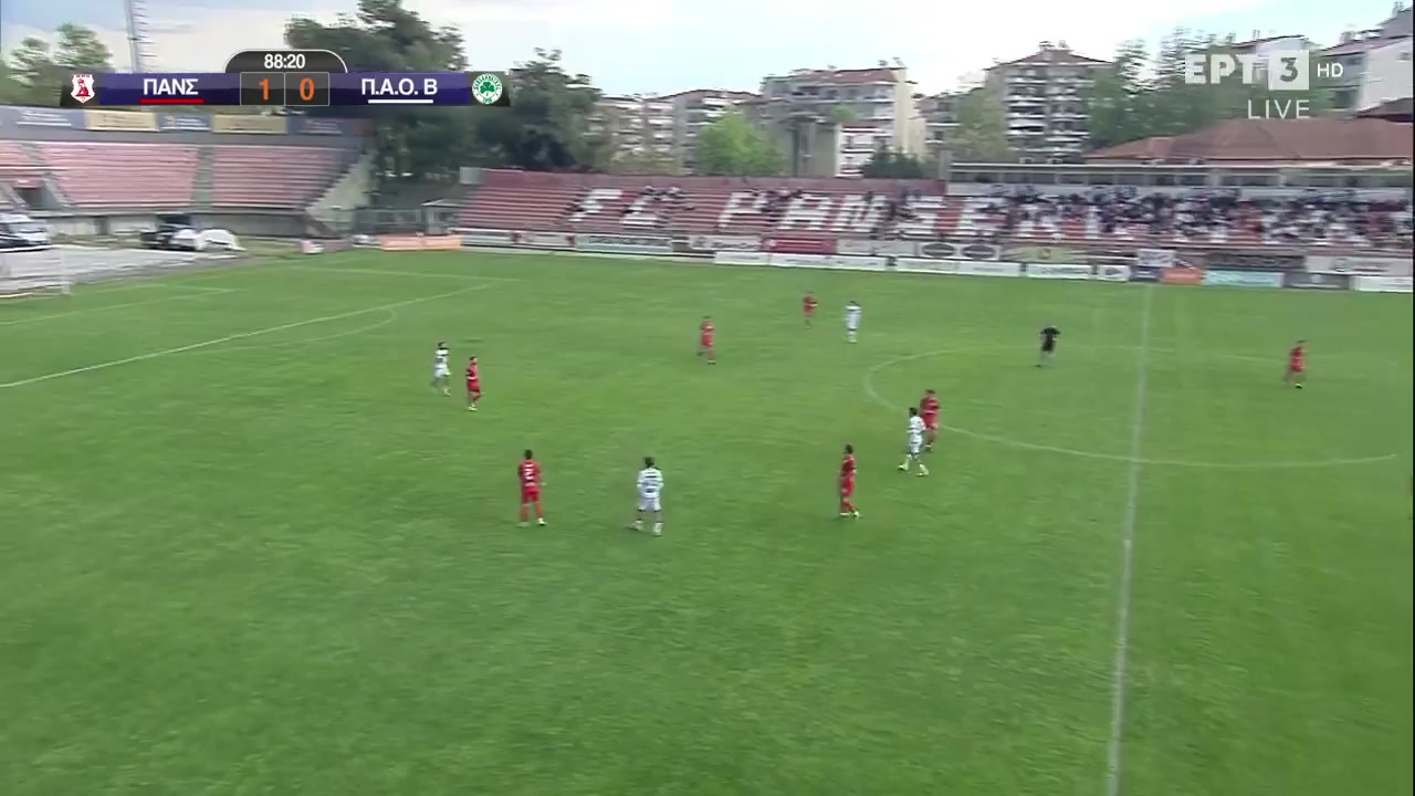 GRE D2 Panserraikos Vs Panathinaikos B  Goal in 90 min, Score 2:0