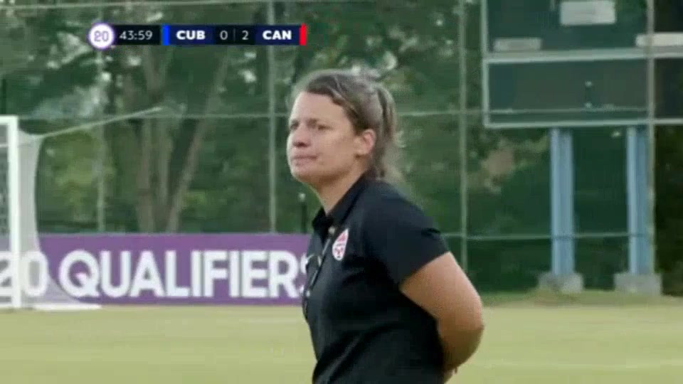 CNCF WU20 Cuba (w) U20 Vs Canada (W) U20  Goal in 45 min, Score 0:3