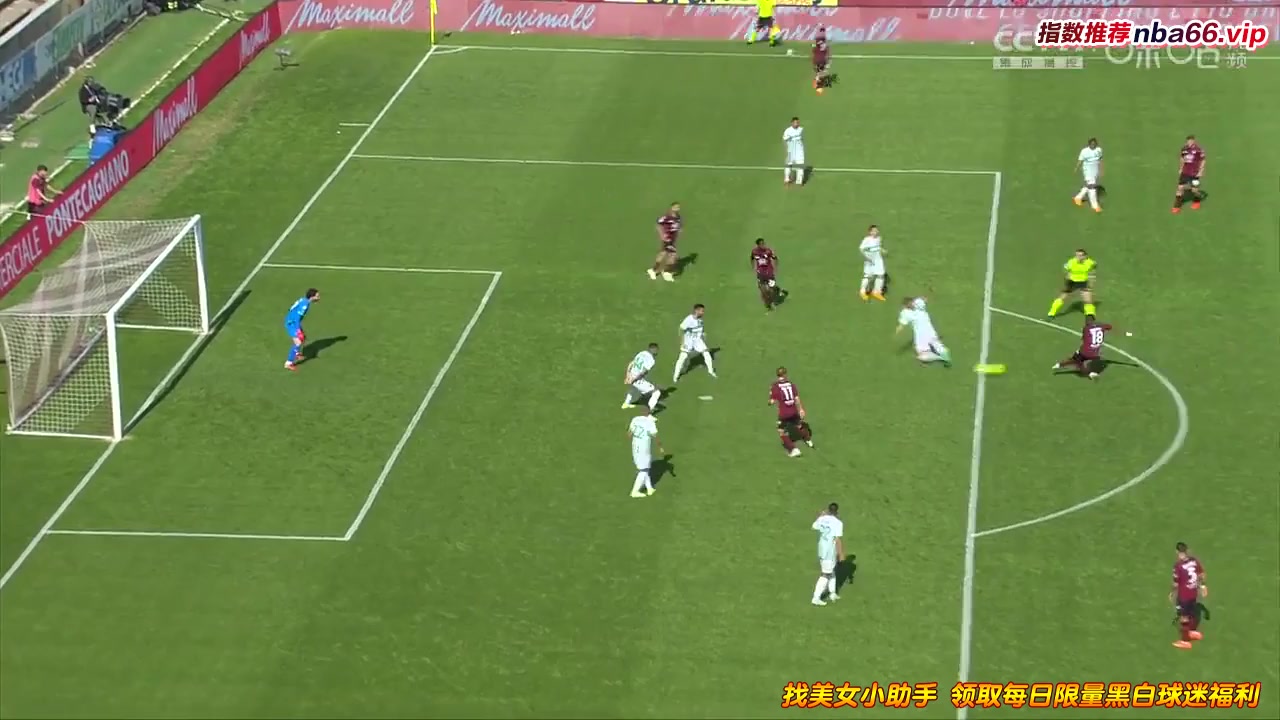 Serie A Salernitana Vs Sassuolo  Goal in 65 min, Score 3:0