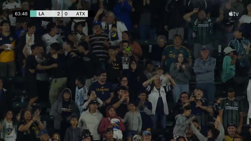 MLS Los Angeles Galaxy Vs Austin FC Riqui Puig Goal in 65 min, Score 2:0