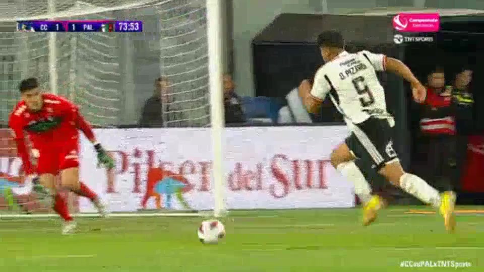CHI D1 Colo Colo Vs Palestino  Goal in 76 min, Score 2:1