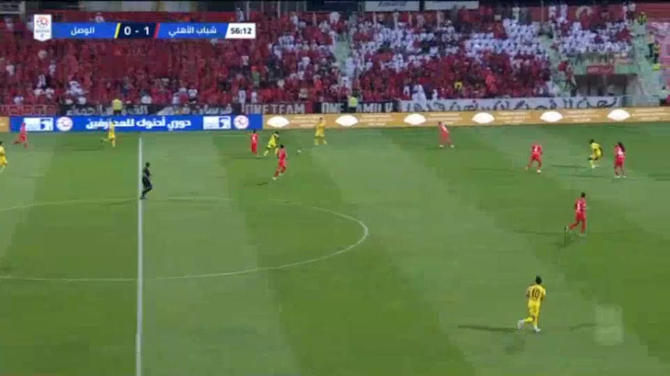 UAE LP Al Ahli(UAE) Vs Al-Wasl  Goal in 58 min, Score 2:0