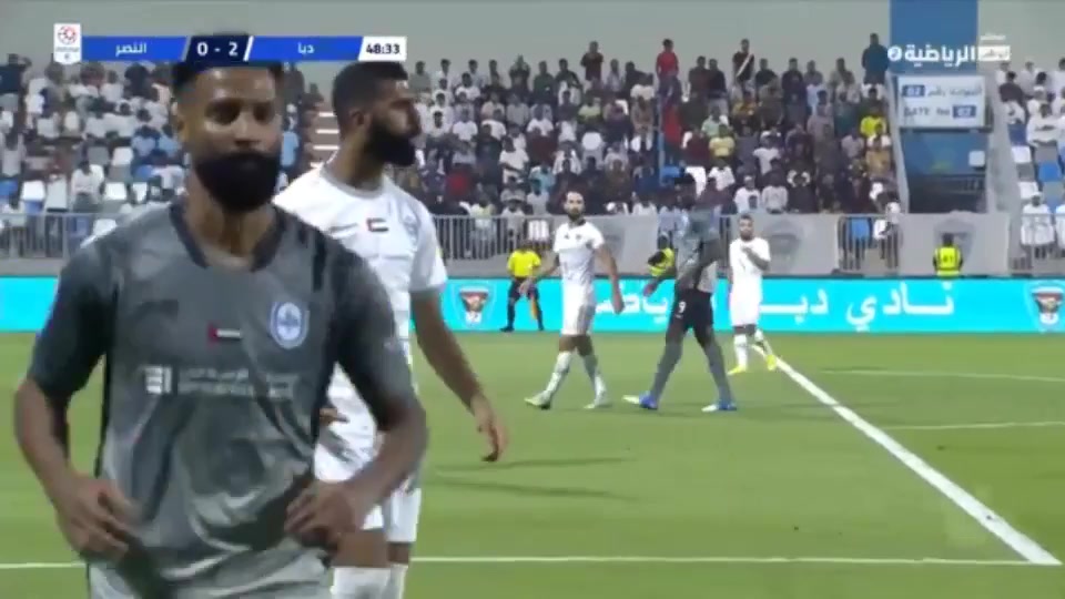 UAE LP Dibba Al-Fujairah Vs Al Nasr Dubai  Goal in 51 min, Score 2:1