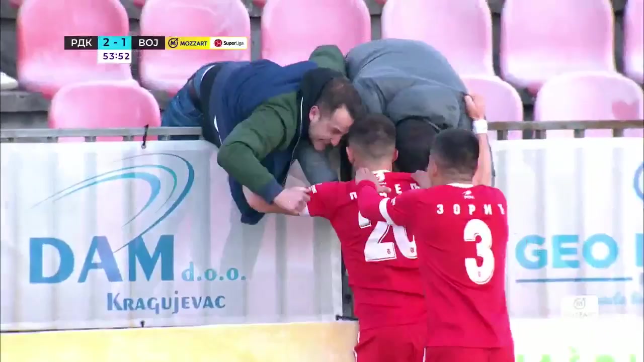 SER D1 Radnicki 1923 Kragujevac Vs Vojvodina Novi Sad 55 phút Vào, ghi bàn 2:1