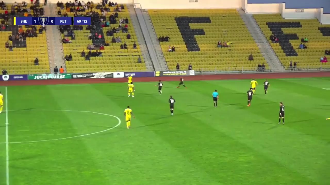 MOL Cup Sheriff Tiraspol Vs CS Petrocub  Goal in 70 min, Score 2:0