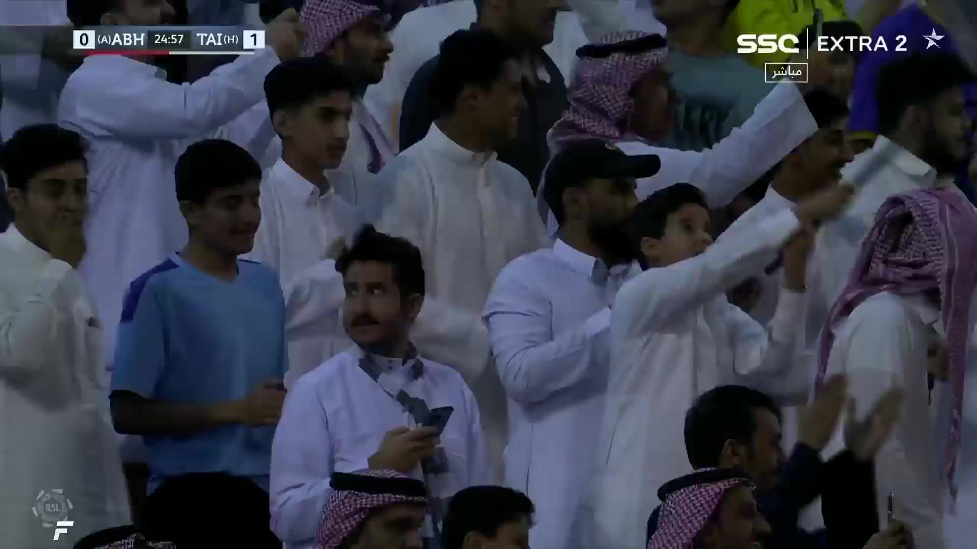 KSA PR Al-Tai Vs Abha  Goal in 24 min, Score 1:0