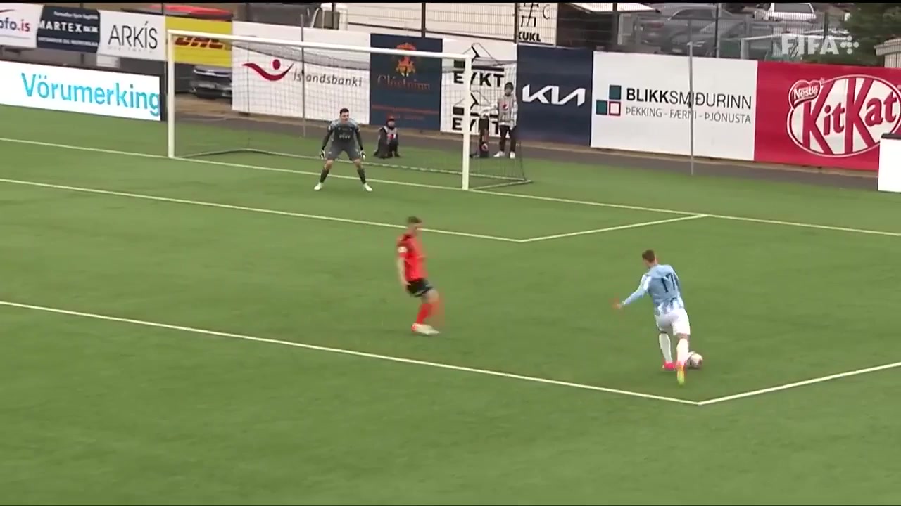 ICE PR Fylkir Vs Valur Reykjavik  Goal in 41 min, Score 0:3