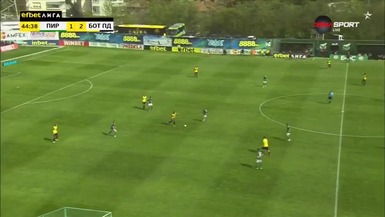 BUL D1 Pirin Blagoevgrad Vs Botev Plovdiv  Goal in 43 min, Score 1:2