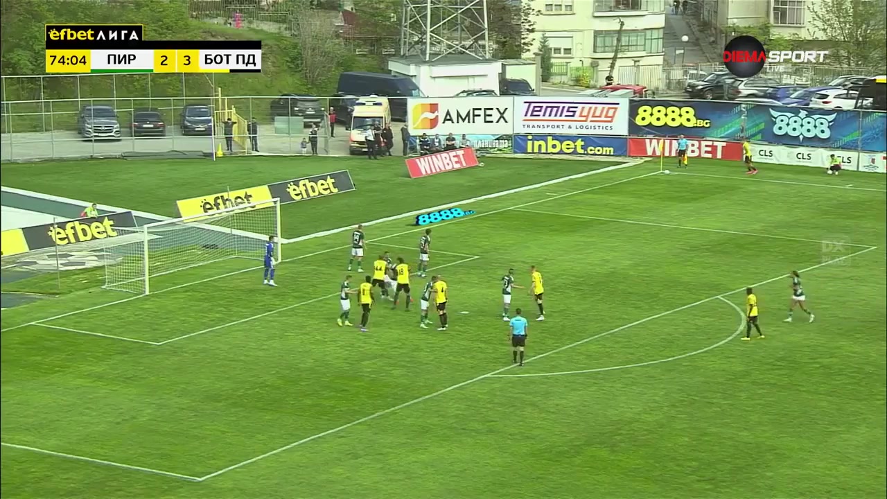 BUL D1 Pirin Blagoevgrad Vs Botev Plovdiv  Goal in 75 min, Score 2:4