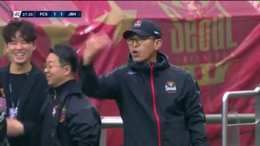 KOR D1 FC Seoul Vs Jeonbuk Hyundai Motors 26 phút Vào, ghi bàn 1:1