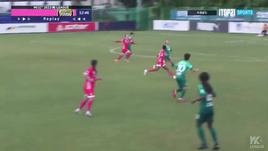 KOR WD1 Gyeongju FC (w) Vs Sejong Gumi Sportstoto (W)  Goal in 55 min, Score 0:1