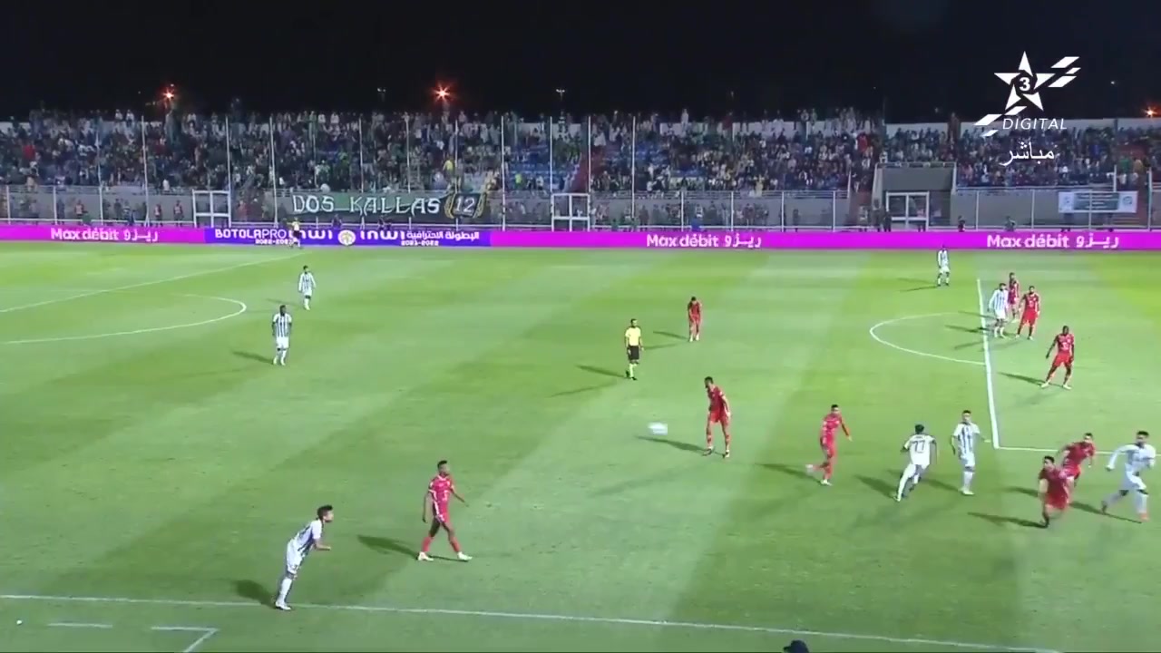 MAR D1 DHJ Difaa Hassani Jadidi Vs Hassania Agadir  Goal in 47 min, Score 1:1