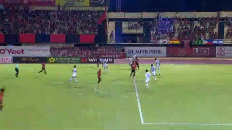 THA L1 Khonkaen United Vs Nong Bua Lamphu  Goal in 4 min, Score 1:0