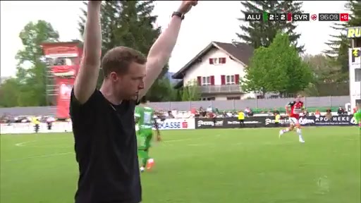 AUT D1 Austria Lustenau Vs SV Ried  Goal in 96 min, Score 2:2