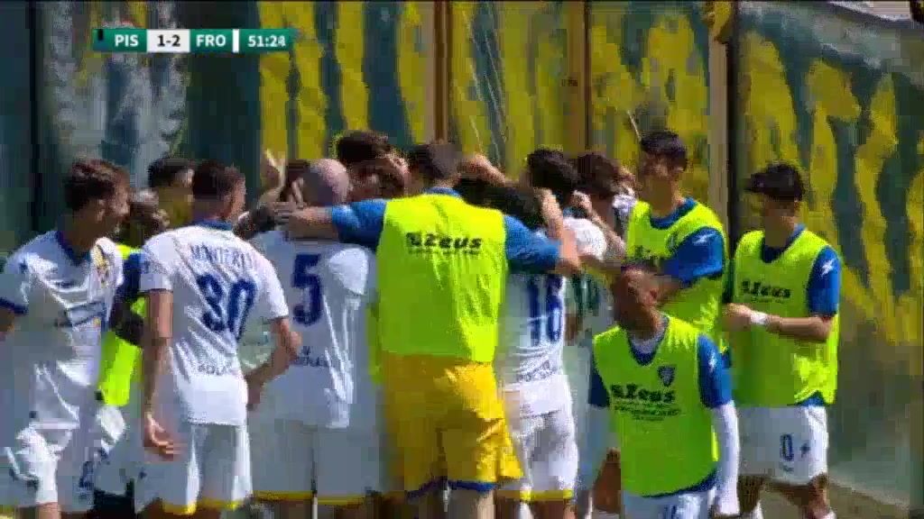 ITA D2 Pisa Vs Frosinone 51 ทำประตู  ประตู, ทำคะแนน 1:2