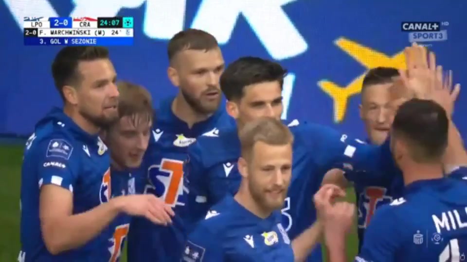 6 Lech Poznan Vs Cracovia Krakow 22 skor gol , skor 2:0