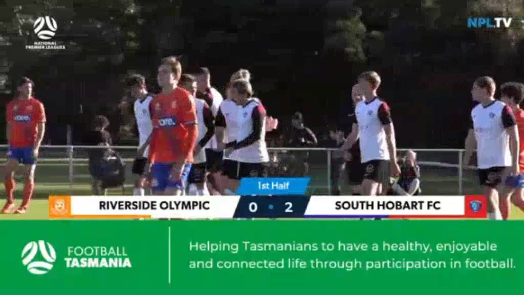 TSA TPL Riverside Olympic Vs South Hobart  Goal in 30 min, Score 0:2