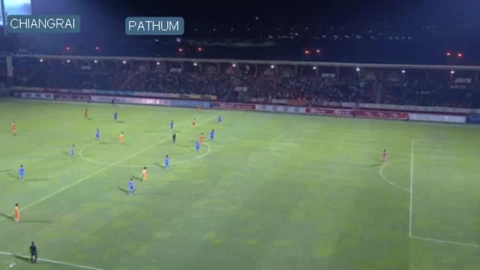 THA L1 Chiangrai United Vs BG Pathum United  Goal in 25 min, Score 2:0