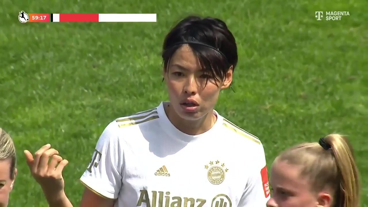 德女聯 埃森舍納貝克女足 Vs 拜仁慕尼黑女足 61分進球,比分1:2