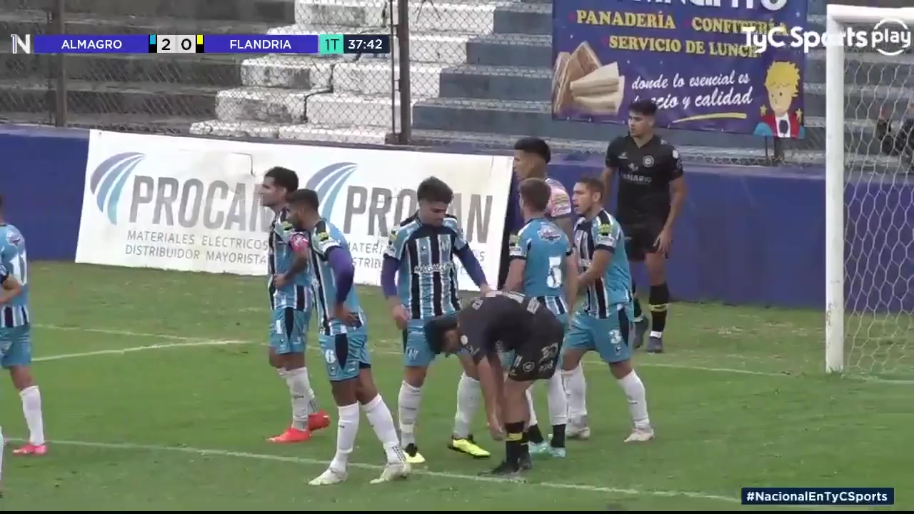 ARG D2 Almagro Vs Flandria 38 phút Vào, ghi bàn 2:1