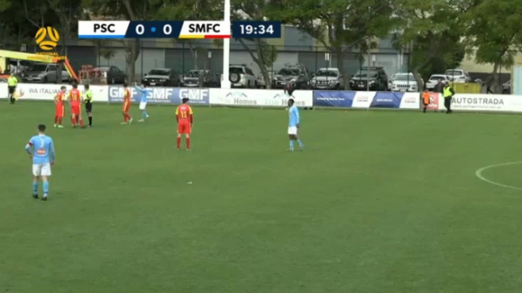 WAUS D1 Perth SC Vs Stirling Macedonia  Goal in 21 min, Score 0:1