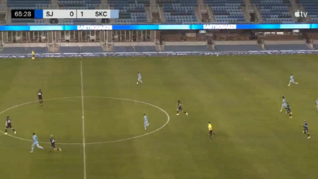 MLS L(R) San Jose Earthquakes Reserve Vs Sporting Kansas City(R)  Goal in 68 min, Score 0:2