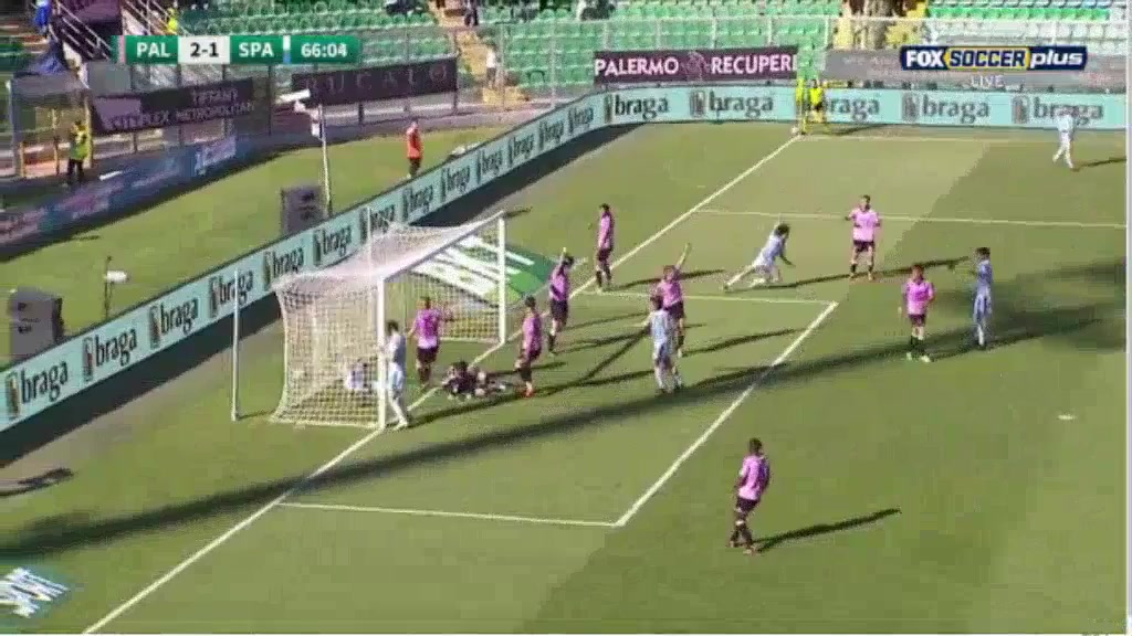 ITA D2 Palermo Vs Spal 66 ทำประตู  ประตู, ทำคะแนน 2:1