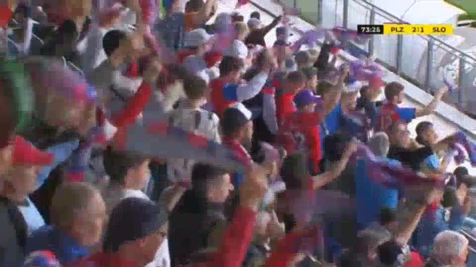 CZE D1 FC Viktoria Plzen Vs Synot Slovacko  Goal in 74 min, Score 2:1