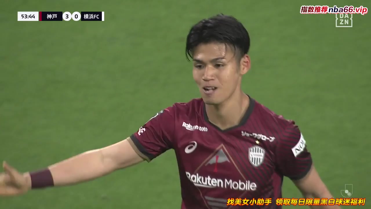 JPN D1 Vissel Kobe Vs Yokohama FC 53 ทำประตู  ประตู, ทำคะแนน 3:0