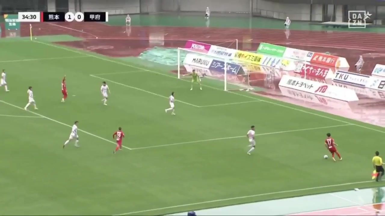 JPN D2 Roasso Kumamoto Vs Ventforet Kofu 34 ทำประตู  ประตู, ทำคะแนน 1:0